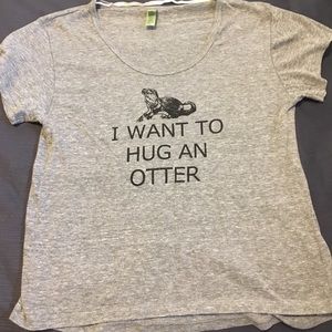 Grey Otter t-shirt